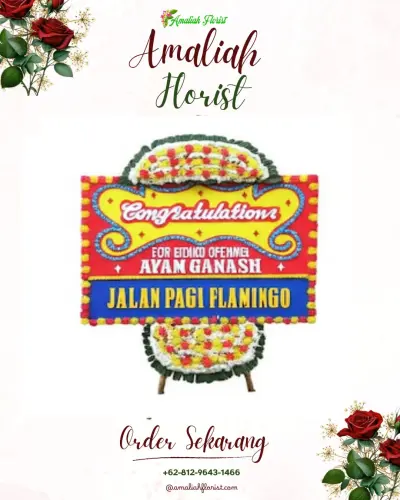 Bunga Papan Congratulation di Kalimade